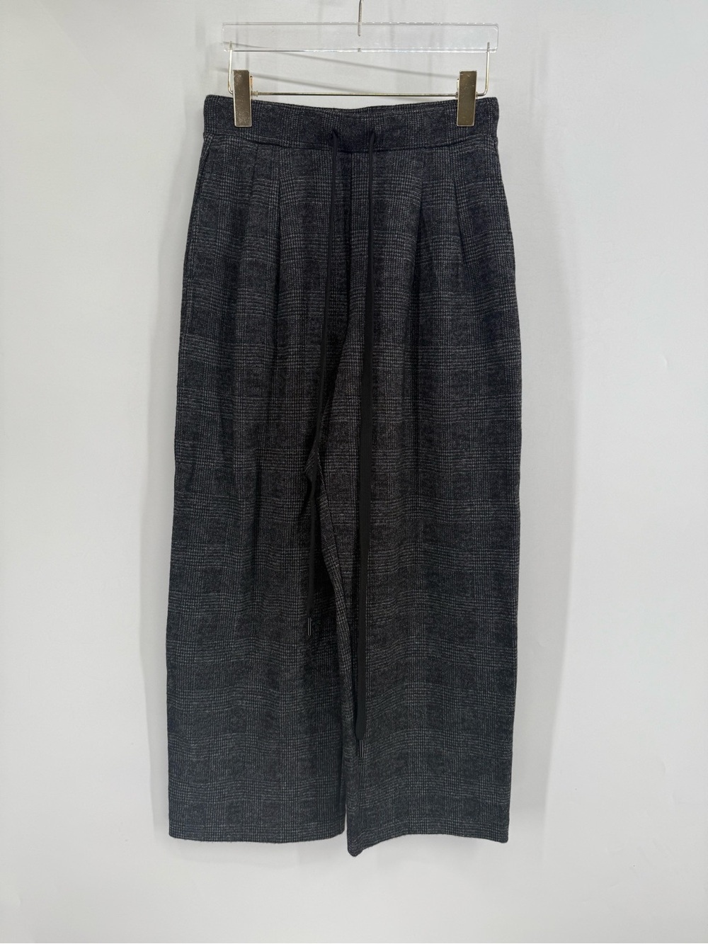 R13 CROPPED PLEATED
WIDE LEG PANT
GREY GLEN PLAID size m